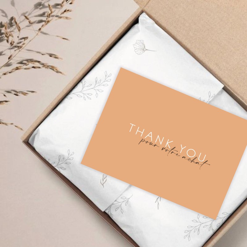 FLORENCE" THANK-YOU CARD 10.5X14.8CM