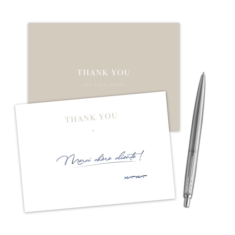 DUBAI" THANK-YOU CARD 10.5X14.8CM