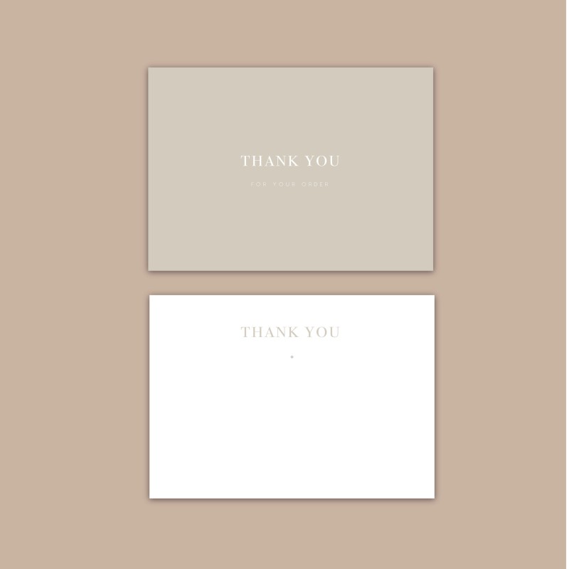 DUBAI" THANK-YOU CARD 10.5X14.8CM