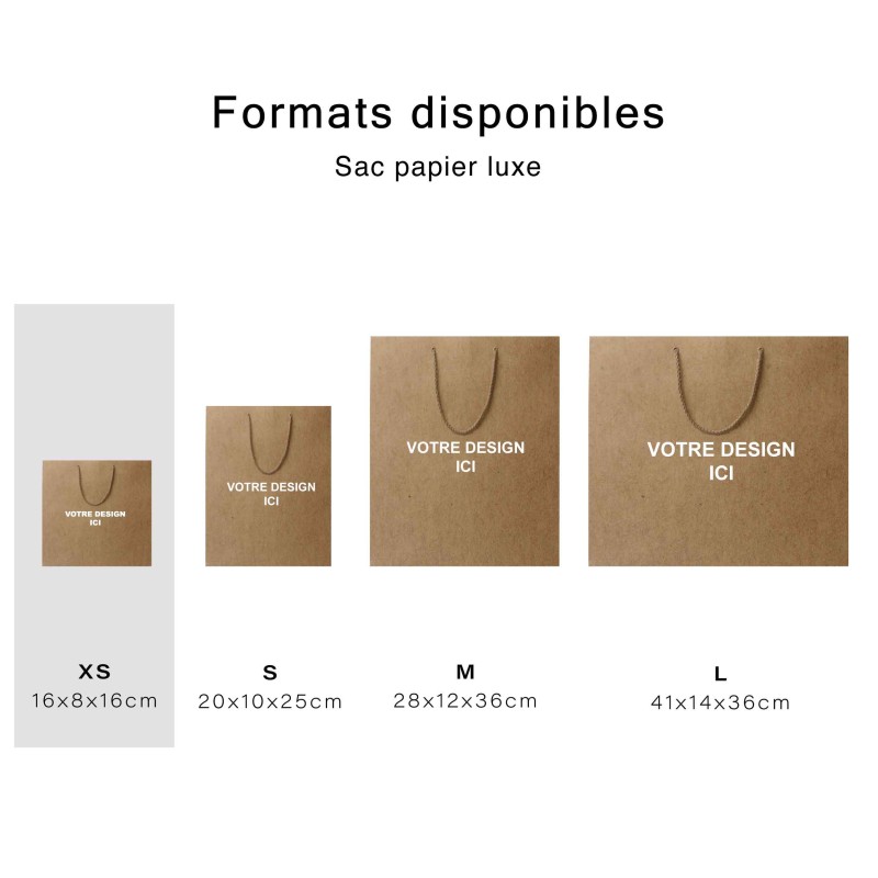 SAC PAPIER LUXE S