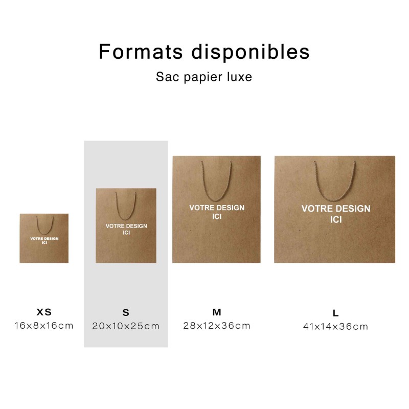 SAC PAPIER LUXE S