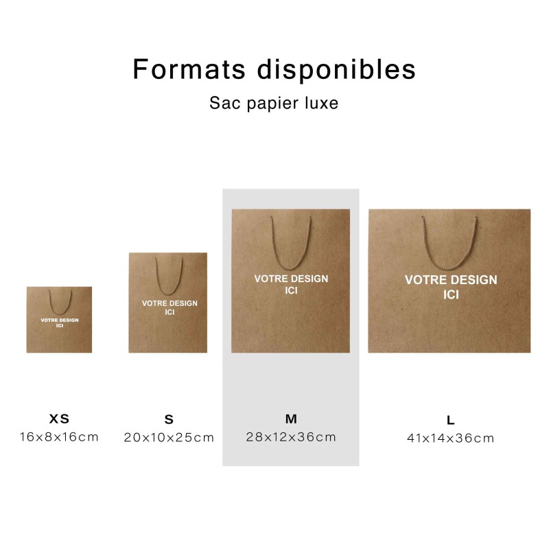 SAC PAPIER LUXE S