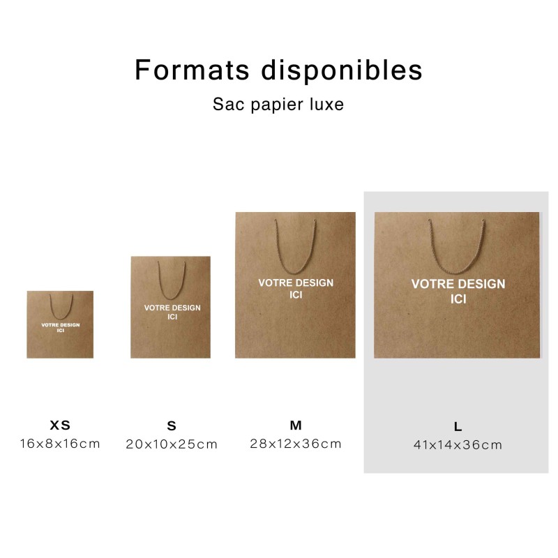 SAC PAPIER LUXE S