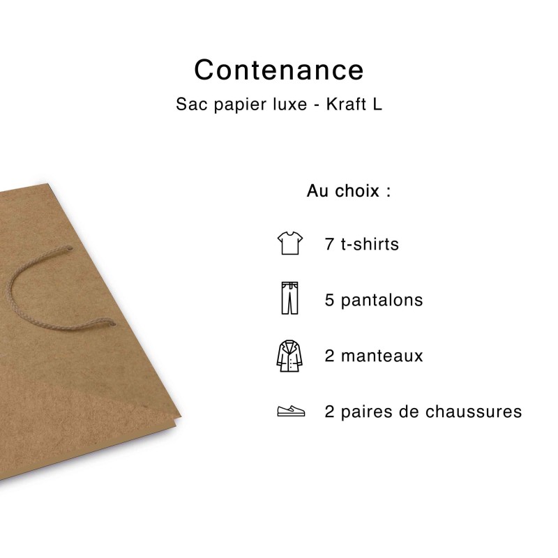 SAC PAPIER LUXE S