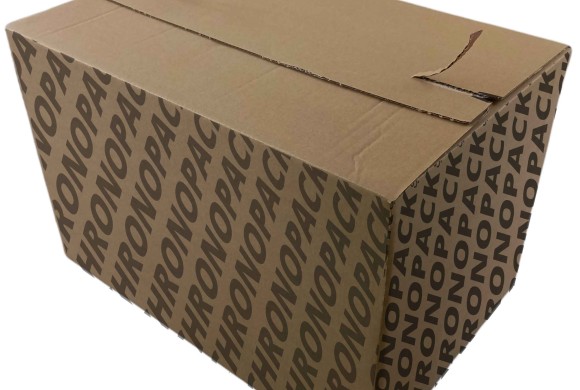 Shipping crate with adhesive closure - XL