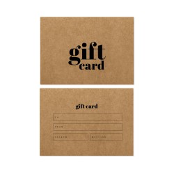 Gåva" gift card