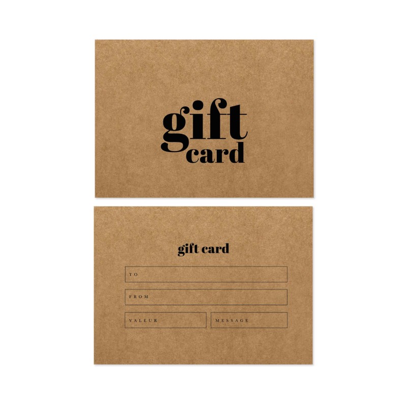 Carte cadeau "Gåva"