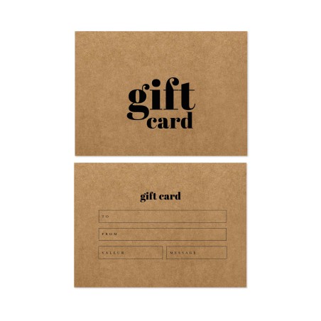 Gåva" gift card