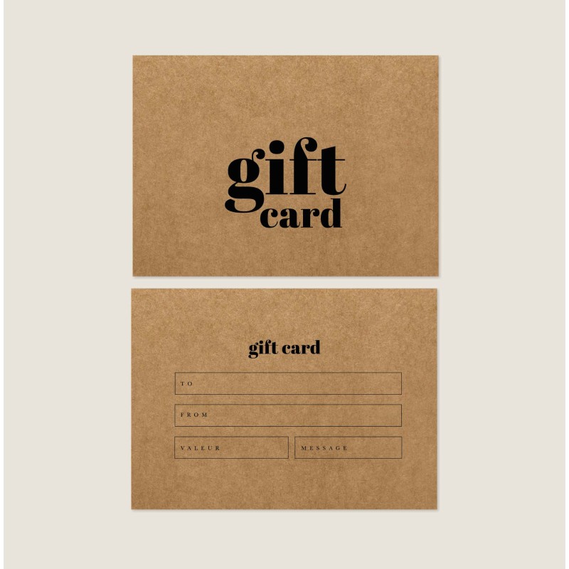 Gåva" gift card