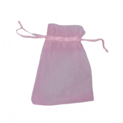 Bolsa de organza - Rosa S