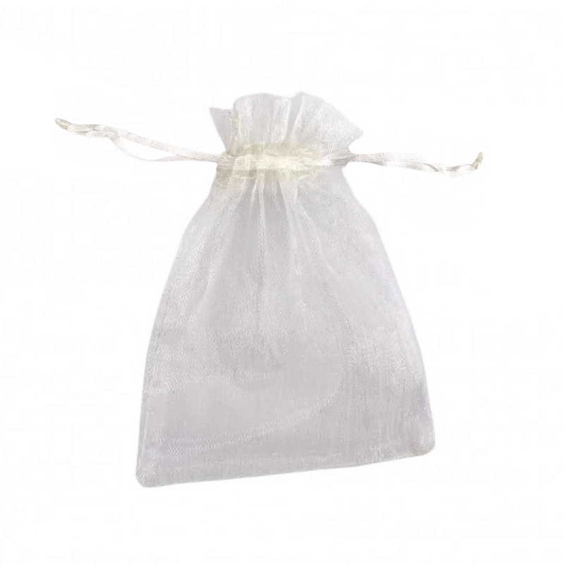 Organza-Tasche - Weiß S