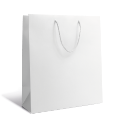 Luxury paper bag - White M unprinted