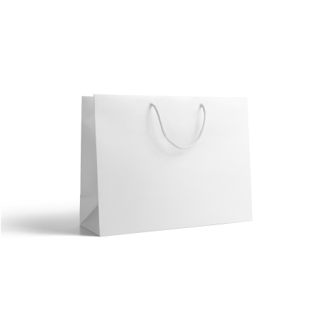 Luxury paper bag - White L unprinted