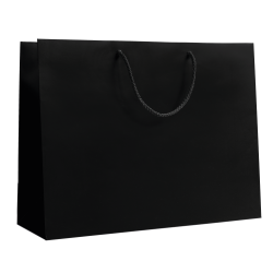 Sac papier Luxe - Noir L sans impression