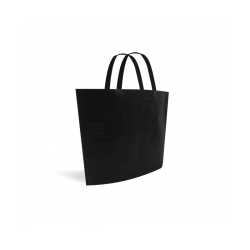 Non-woven bag boat style - Black M without print