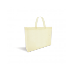 Tasche Vliesstoff - Beige ohne Aufdruck