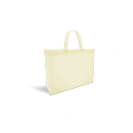 Tasche Vliesstoff - Beige ohne Aufdruck