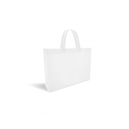 Non-woven fabric bag - White without print