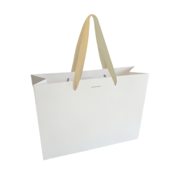 Luxury paper bag - White L