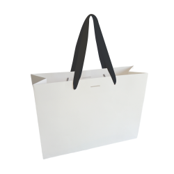 Luxe paper bag - White L