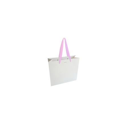 Sac papier Luxe - Blanc XS