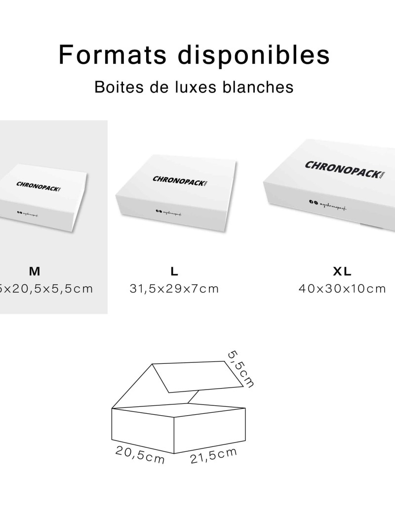 Boîte Luxe - Blanche S