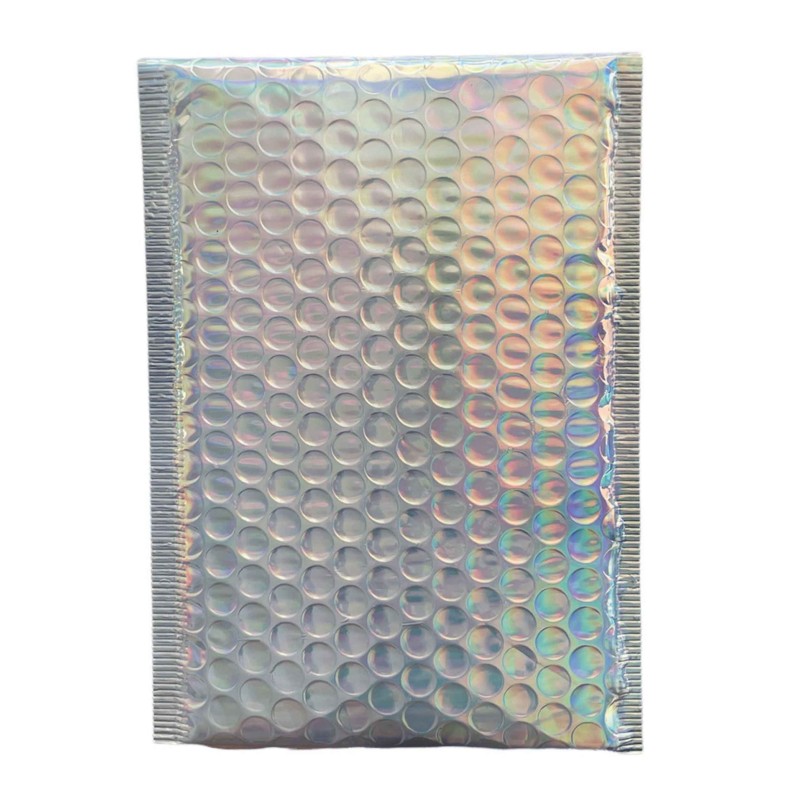 Bubble pouch - Rainbow white S