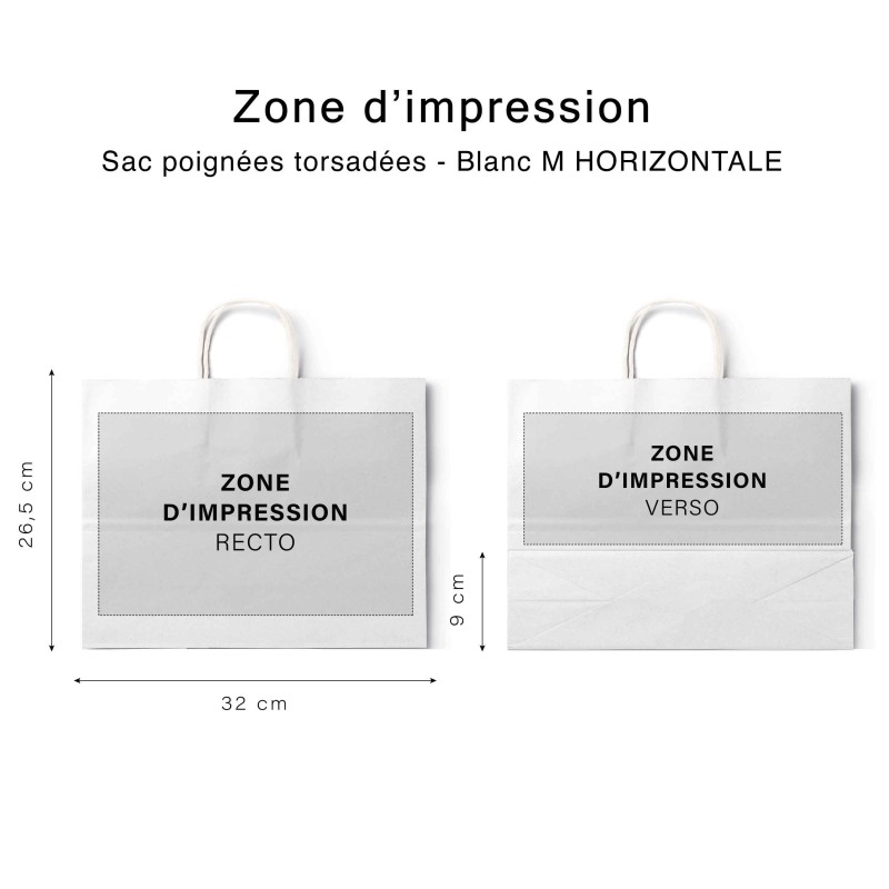 Bolso asa trenzada blanco - Blanco M HORIZONTAL