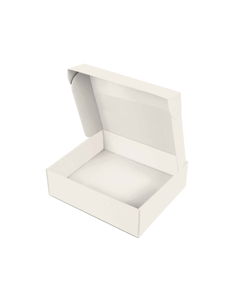 Caja - Kraft blanco M TOP