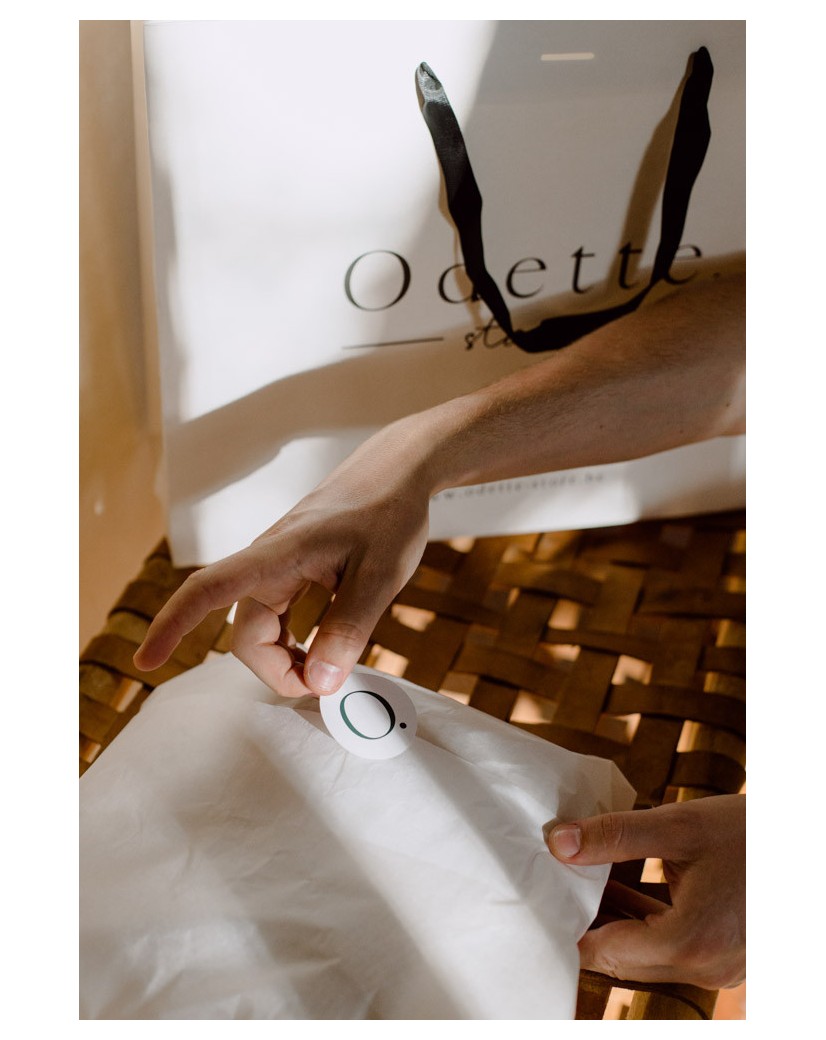 Luxury paper bag - White L