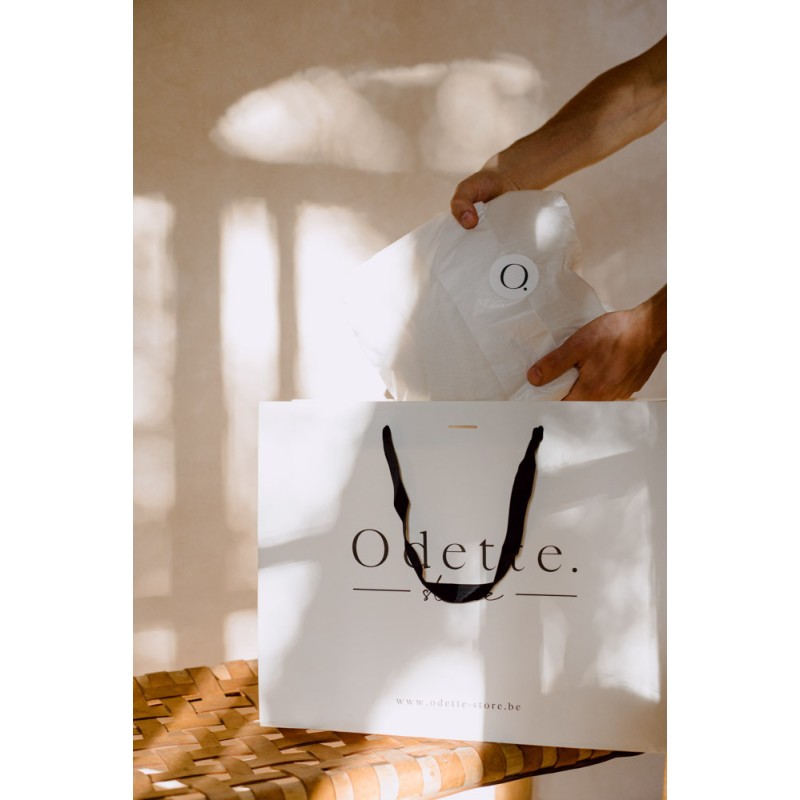 Luxury paper bag - White L