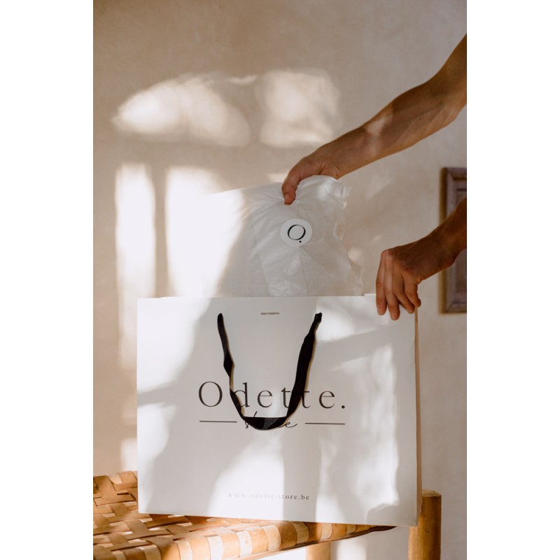 Luxury paper bag - White L