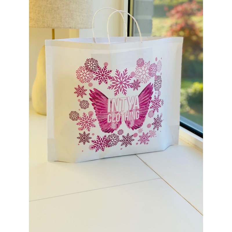 Boat paper bags - White M