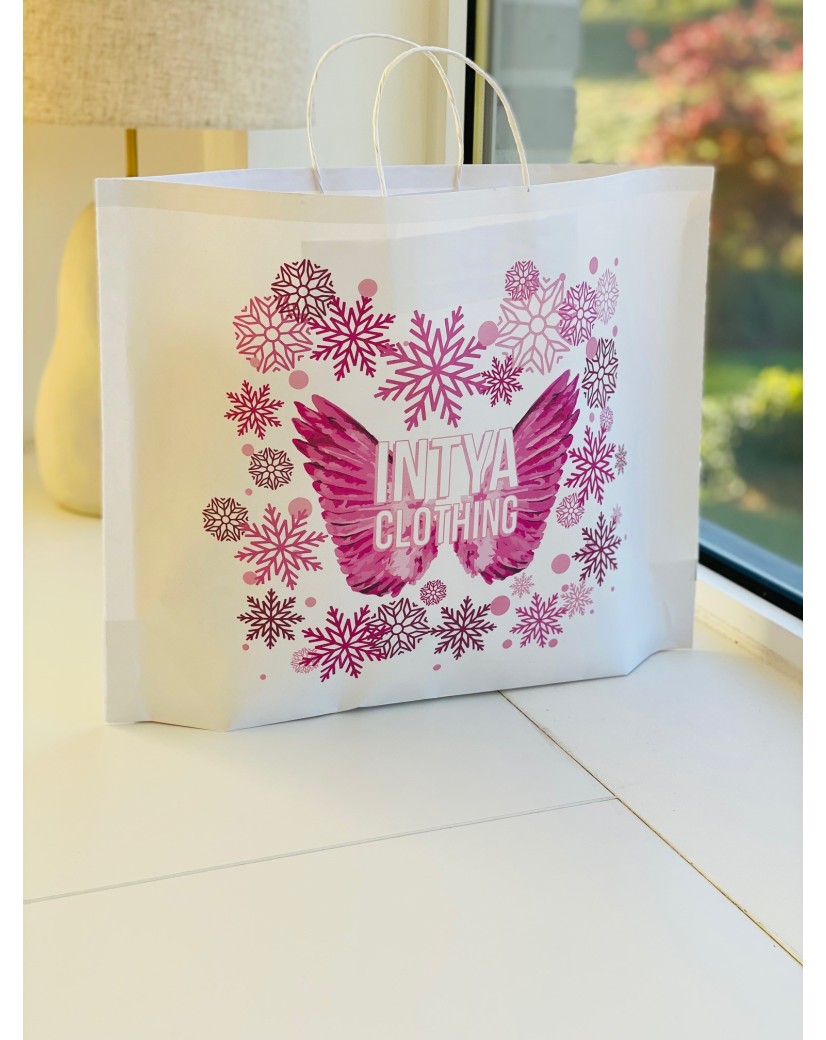 Boat paper bags - White M