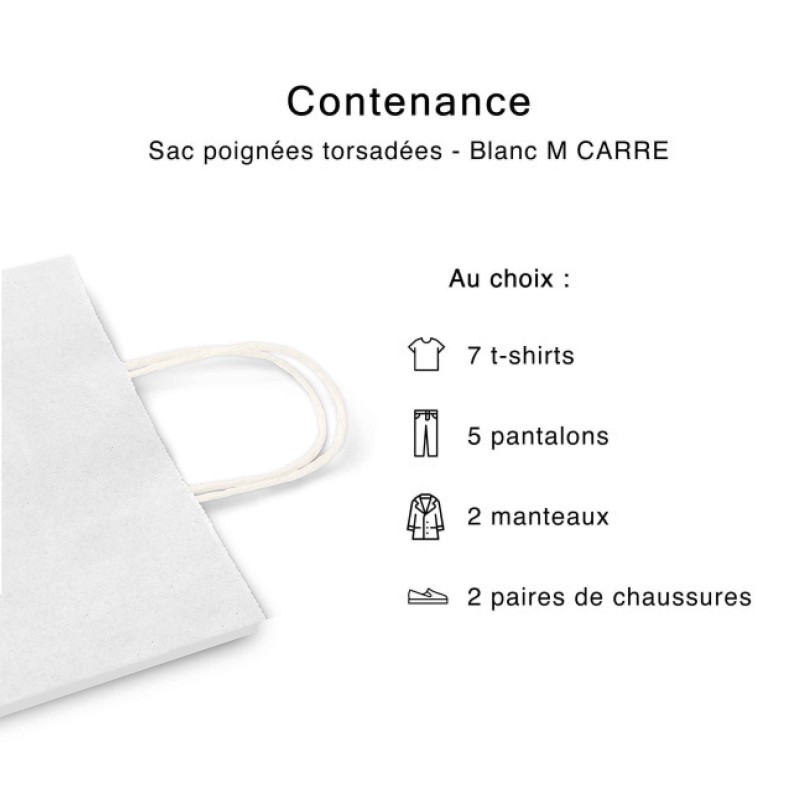 Bolsos asa trenzada - Blanco M CARRÉ