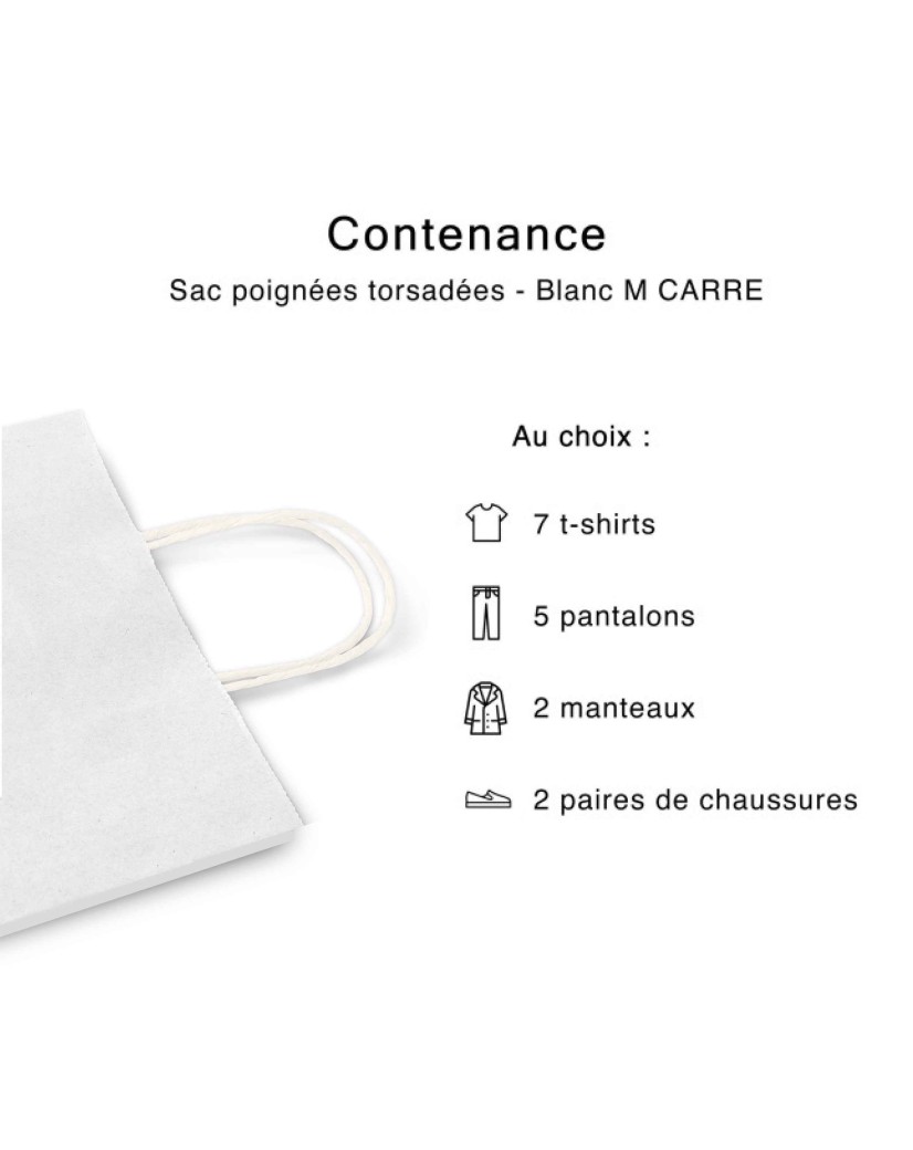 Bolsos asa trenzada - Blanco M CARRÉ