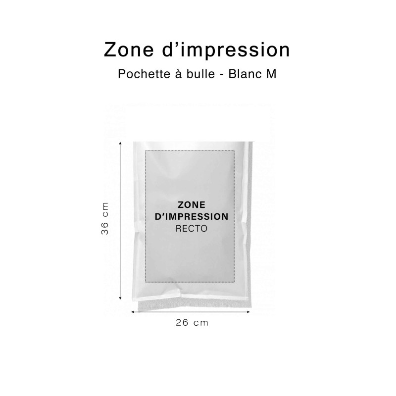 Pochette à bulle - Blanc M