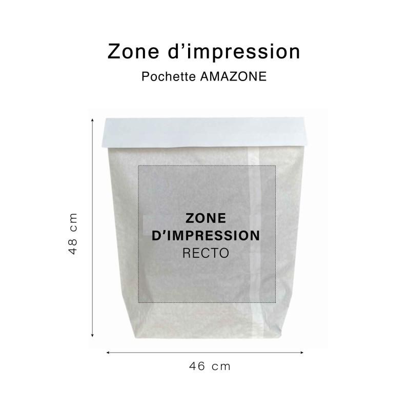 AMAZON Pouch - White L