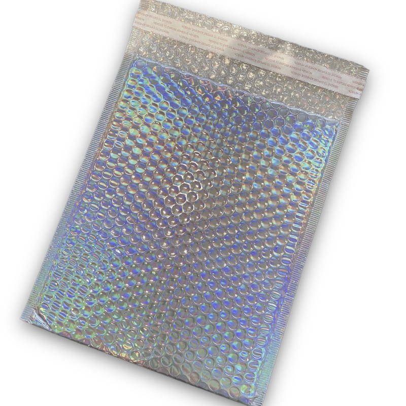 Metallic Bubbel Envelop - Laser Silver M