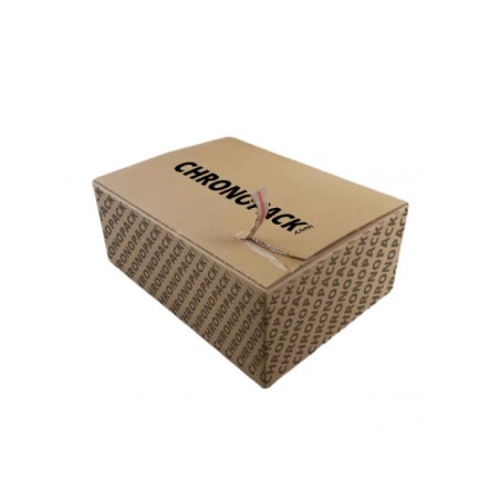 Shipping crate with adhesive closure - S