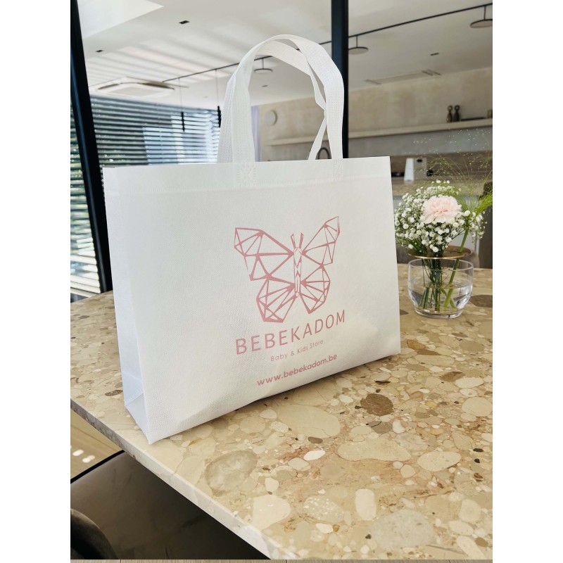 Bolsa de tela blanca personalizada, barata y ecológica