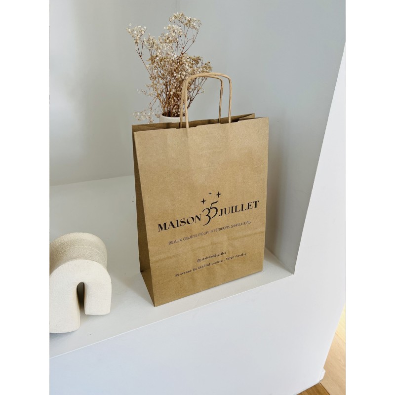 Buy your personalized kraft paper bags and get them delivered fast.