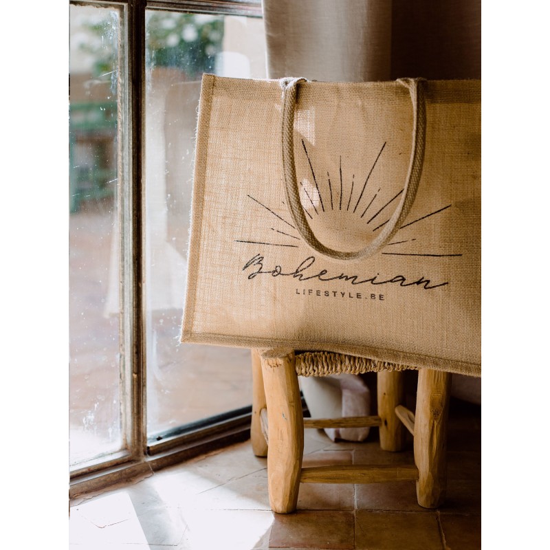 Customized burlap bag with your design imprint - Order now.