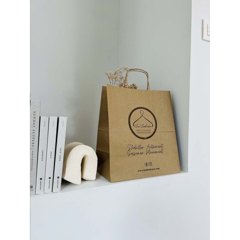 Sac kraft M Carré – Un Format Généreux Pour Votre Image