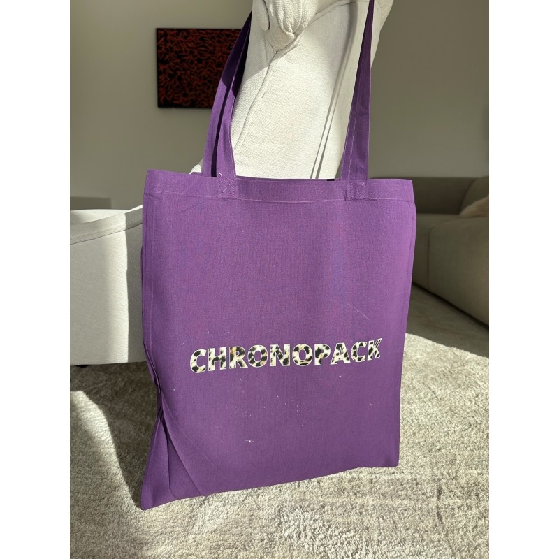 Totebag Katoen Paars