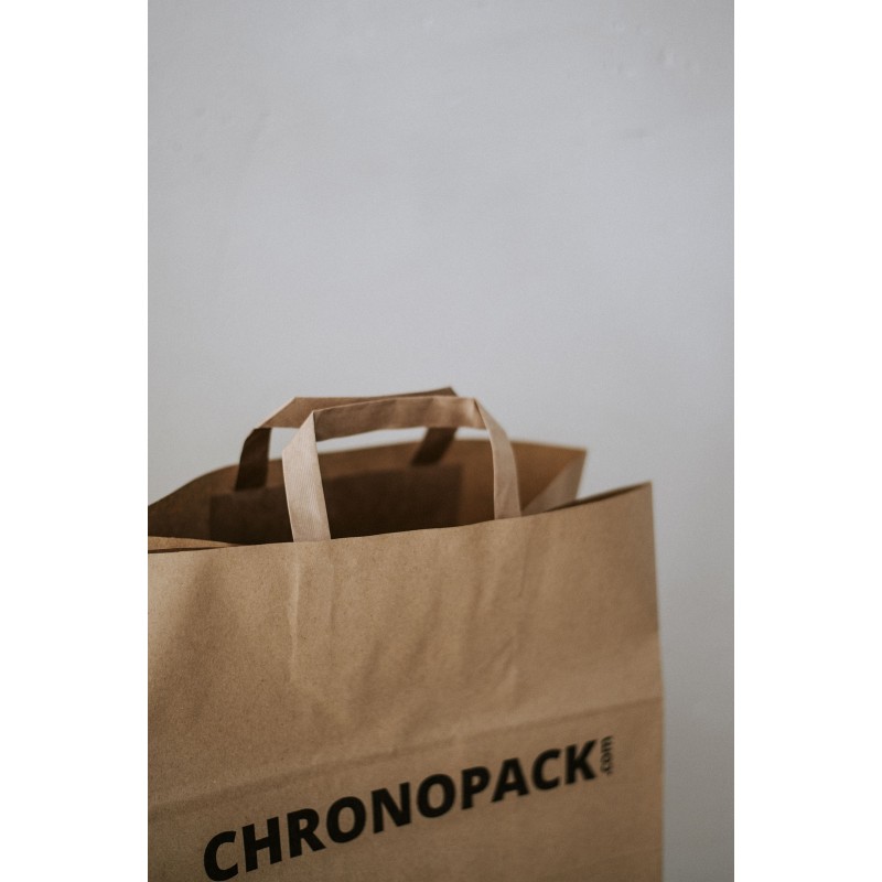 Flachgrifftaschen - Kraft SNACK TAKEAWAY