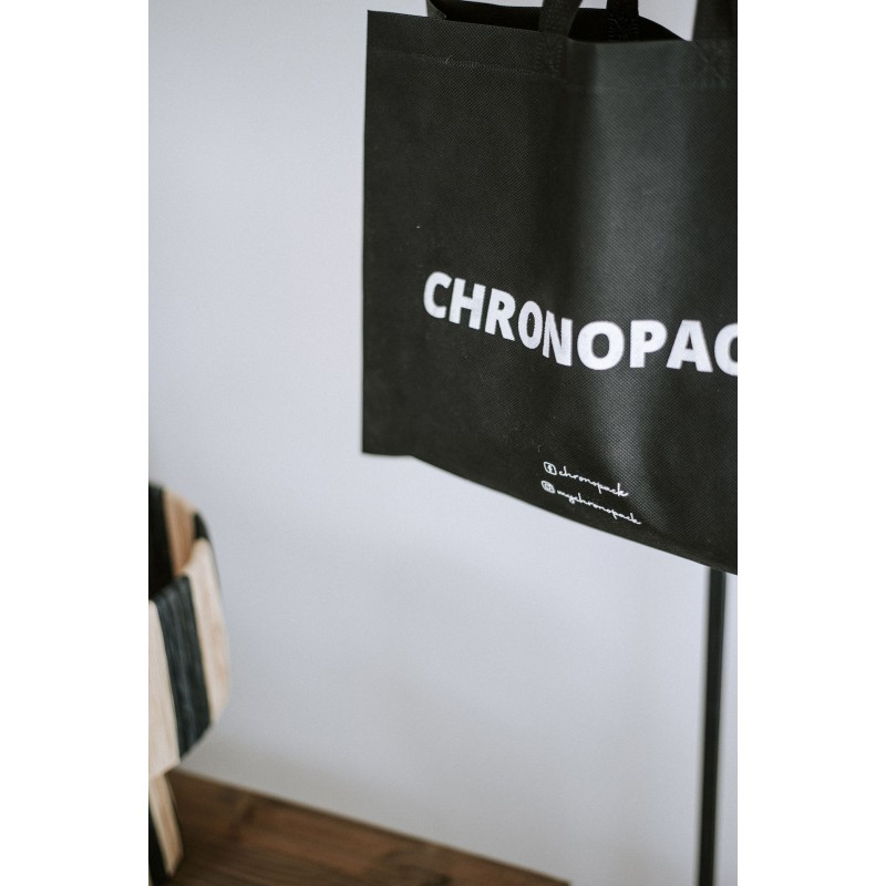 Cheap and eco-friendly personalized black fabric bag