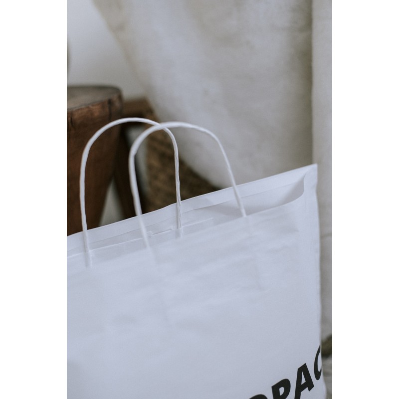 Boat paper bags - White L