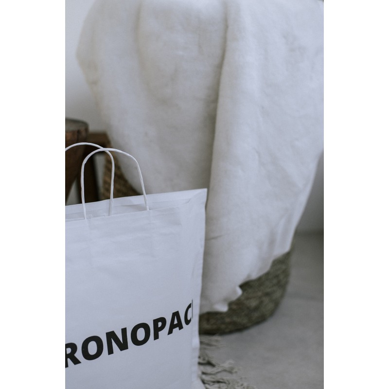 Boat paper bags - White L