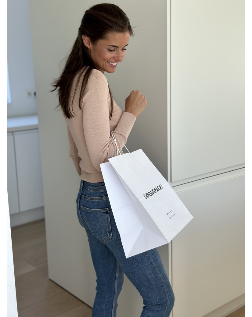 Bolsos asa trenzada - Blanco M CARRÉ